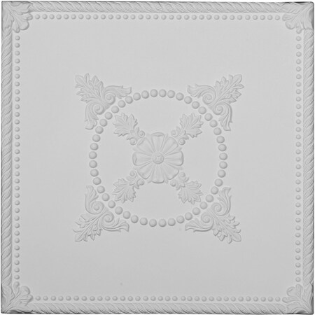 Ekena Millwork 24"W x 24"H x 3/4"P Alexandria Ceiling Tile CT24X24AL
